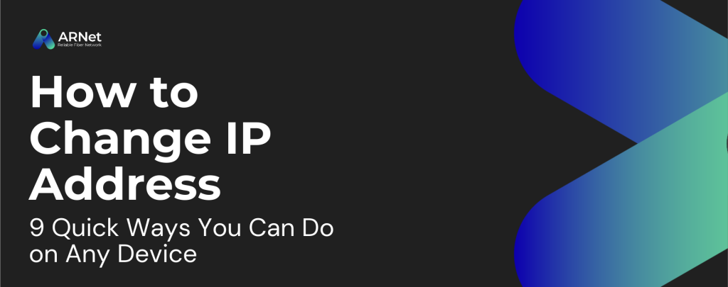 How to change IP address